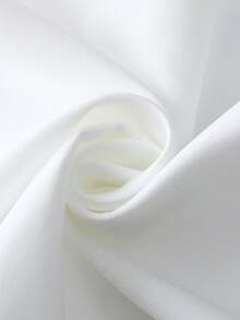 ROMWE MEN 男士短袖衬衫，宗教信仰印花+黑色领带设计，开襟纽扣休闲衬衫，学院风和街头风夏季必备上衣 - 黑與白 - 查看 5