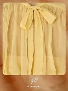 Enchnt Spring/Summer Romantic Women's Pink Sleeveless Chiffon Maxi Dress,Sweet&Elegant For Vacation&Date&Holiday&Going Out,Spring Outfit Women - Yellow - View 10