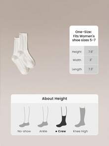 2-Pair European Linen Cotton Blend Cable-Knit Seamless Toe Socks Holiday Vacation Summer Daily Casual Wear - Multicolor - View 6