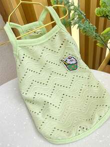 PETSIN 1 pièce Gilet de transport pour animaux de compagnie chiens et chats, vêtement respirant à 2 pattes pour petites et moyennes races, printemps été - Multicolore - Voir 29