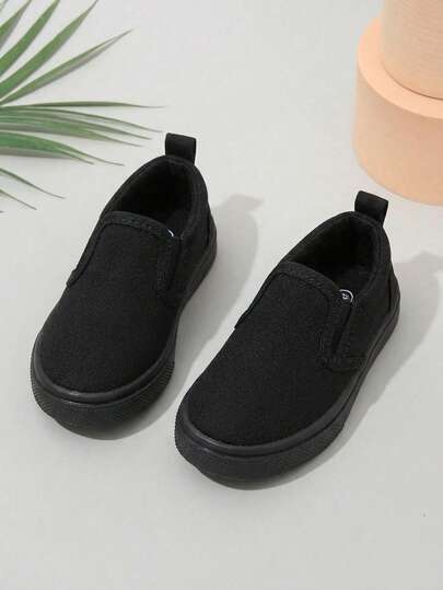 Calzado para niños y niñas, tenis infantiles de lona, con cordones, cómodos y casuales