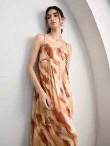 Ocili Women's All-Over Print Backless Elegant Camisole Dress - Multicolor - View 7