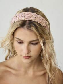 MOTF PREMIUM NEW BRAIDED HEADBAND - Baby Pink - View 8