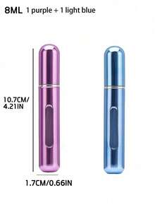 8ml Perfume Refillable Bottle, With Direct Filling From The Bottom To The Top, For Refilling Large Bottles Of Perfume Into Smaller Ones. Convenient For Spraying Perfume When Going Out, Reusable Spray Bottle, Perfect For Beach Travel Organization, Mini Portable Empty Liquid Container, Travel Perfume Spray Bottle, Suitable For Both Men And Women - 8ml - View 35