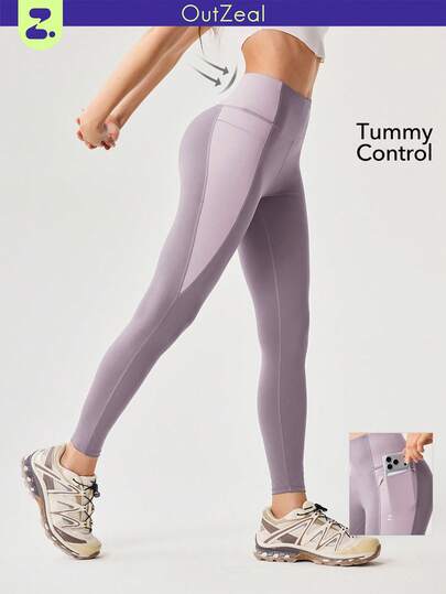 OutZeal Quần legging nữ ngoài trời, thích hợp cho leo núi, cắm trại, chạy bộ, nhanh khô, cạp cao.