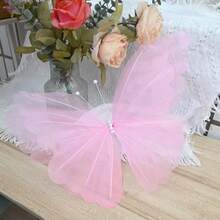 Large Artificial Butterfly Decor, Inch 3D Giant Butterfly Party Decorations White Butterflies Wall Decoration For Wedding Baby Shower Birthday Garden - Multicolor - View 7