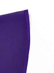 Sunspun Plus Size Women Casual Punk Black Chiffon Blouse - Purple - View 4