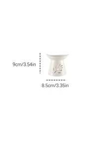 Madebyblanc 1/2 Chân đế đốt hương bằng gốm sứ kiểu Nhật Bản, thích hợp dùng cho nến và tinh dầu, thích hợp làm quà tặng. - Nhiều màu - Xem 4