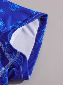 SHEIN 5pcs/Pack Young BoyBasic Rabbit Print Boxer Briefs - Multicolor - View 6