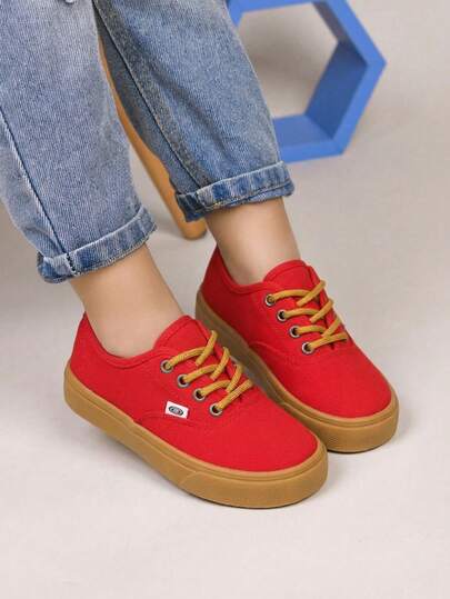 Tenis con cordones para niños y niñas, calzado infantil, cómodos y casuales, UNISEX