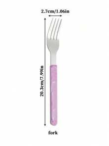 Madebyblanc Western Cutlery Set For Home Use, Small Tavern Tableware, Steak Fork Knife Spoon Set Gift - Multicolor - View 7
