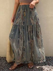 印花宽松女裙 - 彩色 - 查看 6