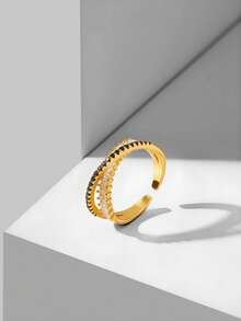 MOTF PREMIUM NHẪN XOẮN MẠ VÀNG 18K - Vàng - Xem 8
