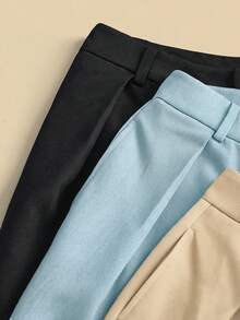 Anewsta Bộ 3 quần ống đứng cạp cao thanh lịch, thời trang, thích hợp cho kỳ nghỉ/năm mới dành cho nữ, mùa xuân/hè. - Nhiều màu - Xem 8