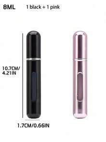8ml Perfume Refillable Bottle, With Direct Filling From The Bottom To The Top, For Refilling Large Bottles Of Perfume Into Smaller Ones. Convenient For Spraying Perfume When Going Out, Reusable Spray Bottle, Perfect For Beach Travel Organization, Mini Portable Empty Liquid Container, Travel Perfume Spray Bottle, Suitable For Both Men And Women - 8ml - View 11