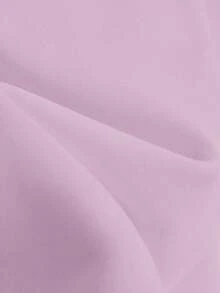 GlowEve 杏色纯色V领A字型收腰优雅女式衬衫，适合正式场合、会议、工作、上学、旅行、节日、春夏穿着。 - 淡紫色 - 查看 4