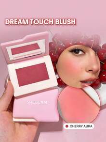 SHEGLAM Dream Touch 腮紅-Cherry Aura 粉狀腮紅 品牌 美容 化妝 化妝品 適合女性與女孩 完美搭配夏季春季 Y2K 時尚 流行 生日 母親節禮物 假期 派對準備就緒 最佳顏色 - 209 Cherry Aura - 查看 1
