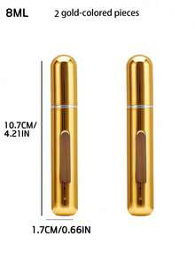 8ml Perfume Refillable Bottle, With Direct Filling From The Bottom To The Top, For Refilling Large Bottles Of Perfume Into Smaller Ones. Convenient For Spraying Perfume When Going Out, Reusable Spray Bottle, Perfect For Beach Travel Organization, Mini Portable Empty Liquid Container, Travel Perfume Spray Bottle, Suitable For Both Men And Women - 8ml - View 3