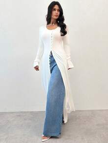 Firerie Áo thun dài tay nữ thanh lịch, tối giản, màu trơn, cài cúc phía trước, thích hợp mặc đi làm, áo thun dài tay mùa xuân/hè mới, áo trắng nhẹ nhàng cho kỳ nghỉ, phong cách Bohemian, mùa xuân/hè, đi biển, thanh lịch, gợi cảm, kỳ nghỉ, bãi biển, Hawaii, hẹn hò, tiệc tùng, lễ hội âm nhạc, lễ tốt nghiệp, bãi biển dành cho nữ, kỳ nghỉ, lễ hội âm nhạc, lễ hội hóa trang, ngày Valentine, mặc hàng ngày, áo sơ mi trắng nữ mùa xuân/hè, phong cách Bohemian thường ngày cho kỳ nghỉ của nữ - Màu be - Xem 10