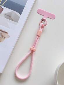 Adjustable Multicolor Nylon Phone Lanyard Durable Fashionable Short Cord For Mobile Keychain Phone Case Anti-Lost Accessory Phone Strap - Multicolor - View 22