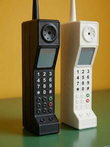 1 chiếc mô hình điện thoại cổ điển bằng gạch – Phụ kiện trang trí kiểu Trung Quốc dùng cho sân khấu và cửa sổ. - Nhiều màu - Xem 5