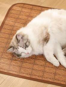 PETSIN 1 Tấm thảm đá lạnh cho thú cưng, thảm làm mát cho chó, thảm dệt làm mát mùa hè, giường làm mát cho mèo, đồ dùng cho thú cưng - Nhiều màu - Xem 8