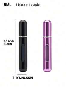 8ml Perfume Refillable Bottle, With Direct Filling From The Bottom To The Top, For Refilling Large Bottles Of Perfume Into Smaller Ones. Convenient For Spraying Perfume When Going Out, Reusable Spray Bottle, Perfect For Beach Travel Organization, Mini Portable Empty Liquid Container, Travel Perfume Spray Bottle, Suitable For Both Men And Women - 8ml - View 28