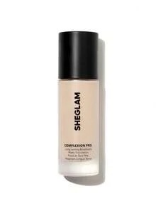 SHEGLAM كريم أساس مطفي يدوم طويلاً وقابل للتنفس من Complexion Pro-كريم أساس مطفي مقاوم للتعرق ومضاد للزيوت وتغطية كاملة وخالي من المسام وخافي عيوب ومقاوم للماء ولا يتلاشى وخفيف الوزن وكريم أساس سائل من علامة تجارية جمال مكياج ميكب مستحضرات تجميل للنساء الفتيات مثالي لفصل الصيف الربيع مثالي ل- Y2K أزياء أنيقة عيد الأم هدية حفلة جاهز أفضل لون - Fair - مشاهدة 13