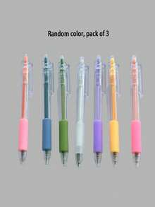 3pcs Multi-Color Retractable Craft Knife Pens - Easy Press-To-Extend Blade, PP Material - Perfect For Paper Cutting, Card Making & Unboxing - Sleek Design With Transparent Body, Small Paper Cutter,Random Color And Style - Multicolor - View 14