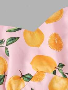 MOD Vestido largo bandeau de lunares para mujer, minimalista y de moda, adecuado para el verano, vestido de lunares - Rosa Pálido - Ver 4