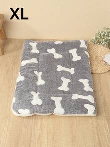 Cama para mascotas de material de poliéster, diseño lindo, transpirable, lavable, acolchada. Adecuada para gatos y perros pequeños y medianos para uso durante todo el año (adecuada para perros tan felices como osos de peluche, no adecuada para perros grandes) - Gris - Ver 10