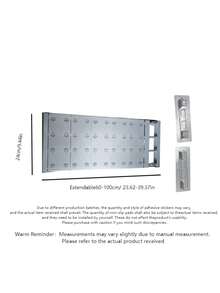 1 pieza Divisores ajustables para estantes de armario - Organizador expandible para armario, baño, almacenamiento de cocina - Instalación sin taladrar, fácil con almohadillas de viscosa incluidas - Sistema de partición versátil Artículos de cocina Accesorios de cocina Herramientas de cocina - Multicolor - Ver 18