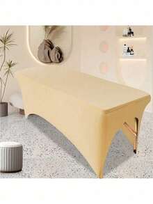1 pieza Funda para mesa de masaje de salón de 6 pies, funda elástica para cama de extensión de pestañas, adecuada para cama de pestañas, salón de belleza - Multicolor - Ver 16