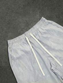 Manfinity EMRG 男士松紧腰抽绳休闲夏季裤 - 燧石 - 查看 3