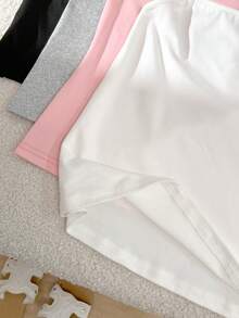 Tween Girl Solid Color Casual Versatile Camisole - Multicolor - View 7