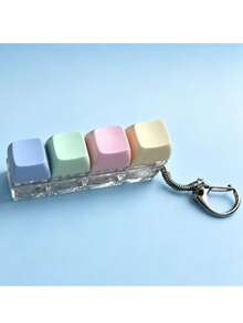 4-In-1 Keyboard Stress Relief Keychain, Keyboard Stress Relief Finger Shaking Bell Toy, Stress Relief Gift, Ideal Birthday Gift, Party Favor - Multicolor - View 4