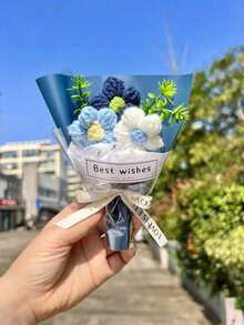 One Mini Artificial Flower, Comes With A Gift Bag, Perfect For Valentine's Day, Mother's Day, Or As A Souvenir. - Multicolor - View 8