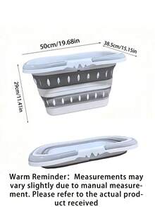 Foldable Laundry Basket, Wall-Mounted Clothes Storage Basket, Bathroom Laundry Basket, Large Plastic Laundry Basket, For Bathroom, Bedroom, Living Room, Dormitory, Home Organization And Storage, Laundry Basket - Multicolor - View 3
