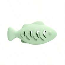 1pc/Beloved Little Pet Cat, Dog Toy Silicone Fish Cub, Self Fun Teasing Cat Stick, Fish Bite Fun Cat Utensils, Pet Toys, Pet Supplies - Multicolor - View 15