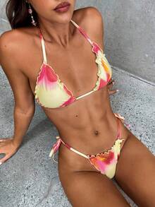 Aloruh Bộ bikini nữ mùa hè mới in họa tiết nhuộm tie-dye, bikini gợi cảm, thích hợp cho các bữa tiệc âm nhạc, lễ hội âm nhạc, bikini in hoa lãng mạn, đồ bơi nữ, trang phục đi biển cho nữ, đồ bơi nữ, áo tắm nữ, đồ bơi ... bikini nữ, bộ bikini nữ, bộ bikini, trang phục đi biển cho nữ, trang phục đi biển cho nữ, đồ bơi nữ, thời trang đi biển, đồ bơi dễ thương cho nữ, trang phục đi nghỉ mát, bộ bikini nữ. - Nhiều màu - Xem 7
