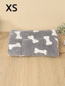Cama para mascotas de material de poliéster, diseño lindo, transpirable, lavable, acolchada. Adecuada para gatos y perros pequeños y medianos para uso durante todo el año (adecuada para perros tan felices como osos de peluche, no adecuada para perros grandes) - Gris - Ver 13