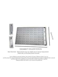 1 pieza Divisores ajustables para estantes de armario - Organizador expandible para armario, baño, almacenamiento de cocina - Instalación sin taladrar, fácil con almohadillas de viscosa incluidas - Sistema de partición versátil Artículos de cocina Accesorios de cocina Herramientas de cocina - Multicolor - Ver 13
