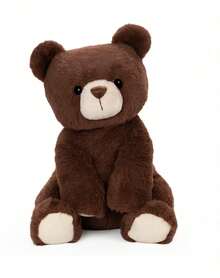 Brown Classic Mini Teddy Bear Plush Doll, Soft Stuffed Bear Toy With Chocolate Brown Fur And Embroidered Nose Design, Cute Animal Plush Figure For Collection, Display Or Gift Idea - Multicolor - View 9