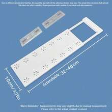1 pieza Divisores ajustables para estantes de armario - Organizador expandible para armario, baño, almacenamiento de cocina - Instalación sin taladrar, fácil con almohadillas de viscosa incluidas - Sistema de partición versátil Artículos de cocina Accesorios de cocina Herramientas de cocina - Multicolor - Ver 17