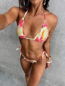 Aloruh Bộ bikini nữ mùa hè mới in họa tiết nhuộm tie-dye, bikini gợi cảm, thích hợp cho các bữa tiệc âm nhạc, lễ hội âm nhạc, bikini in hoa lãng mạn, đồ bơi nữ, trang phục đi biển cho nữ, đồ bơi nữ, áo tắm nữ, đồ bơi ... bikini nữ, bộ bikini nữ, bộ bikini, trang phục đi biển cho nữ, trang phục đi biển cho nữ, đồ bơi nữ, thời trang đi biển, đồ bơi dễ thương cho nữ, trang phục đi nghỉ mát, bộ bikini nữ. - Nhiều màu - Xem 4