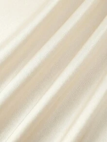 SHEIN MOD 女款奶油色圓領無袖中長洋裝，背部蝴蝶結裝飾，畢業季畢業派對夏季優雅女裝洋裝 - 白色 - 查看 7