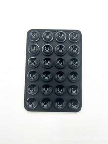 1个手机硅胶吸盘，带24个方形吸盘，双面硅胶吸盘手机支架，适用于手机壳、自拍、视频等多种场景。 - 彩色 - 查看 20