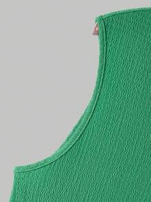Manfinity Homme Men's Casual Versatile Everyday Wear Top, Holiday - Green - View 6