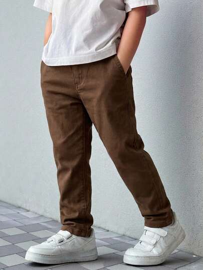 Pantalon de niño de gabardina stretch corte skinny ajustado y comodo | Pantalon infantil de algodon elastico premium para escuela o eventos casuales | Pantalon tipo chino moderno para niños con diseño versatil y suave tallas 2 4 6 8 10 12 14 16 | Ropa de niño de alta calidad con bolsillos funcionales y costuras reforzadas colores disponibles | Pantalon de vestir resistente y flexible ideal para jugar o ceremonias acabado elegante para pequeños