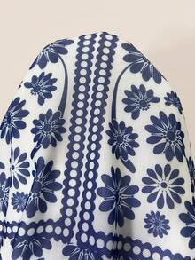 Rafferiza Women's Leopard Print Mesh Bodycon Mini Skirt - Blue - View 8